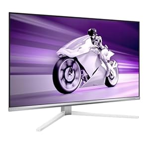 Philips Evnia 32M2N8900 Monitor Gaming OLED UHD de 32 Pulgadas, 240 Hz, 0,03 ms, HDR400, FreeSync Prem. Pro, G-Sync. (3840×2160, 2X HDMI 2.1, 1x DP 1.4, 1x USB-C (65W PD), concentrador USB) Blanco