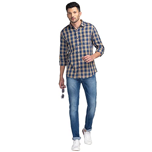 Image of Spykar Men's Slim Fit Shirt
