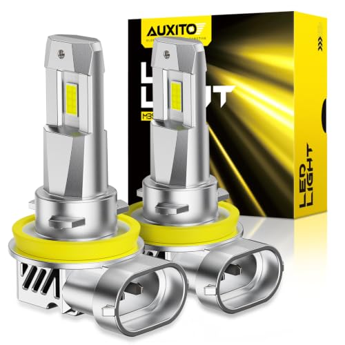 Image of AUXITO H11 /H8 /H9 LED Light Bulbs 96,000LM 6500K White, Plug and Play,2PCS