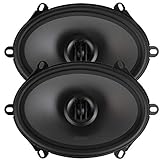 MTX Audio THUNDER68 Thunder Coaxial Speakers - Set of 2, 6x8 Inch 2-Way