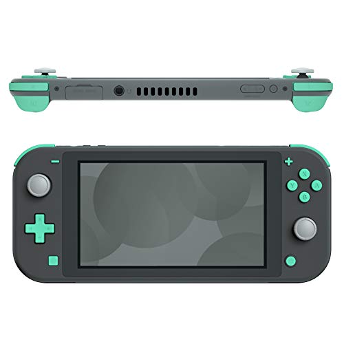 eXtremeRate Mint Green Replacement ABXY Home Capture Plus Minus Keys Dpad L R ZL ZR Trigger for Nintendo Switch Lite, Full Set Buttons Repair Kits with Tools for Nintendo Switch Lite