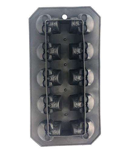 Molde para Cubos de Hielo de Silicona con Forma de Calavera miniatura 6