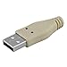 Price comparison product image BestPlug 2.0 USB A Male Self Assembly High Speed Grey