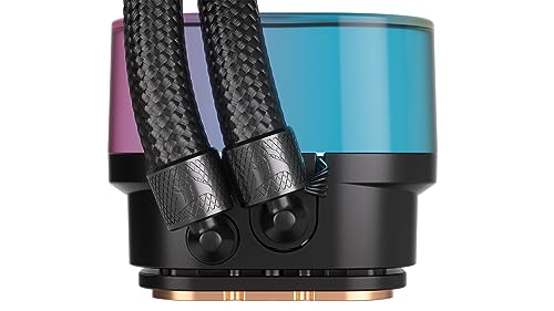 CORSAIR iCUE Link H170i RGB Liquid CPU Cooler - 420mm AIO - QX140 RGB Fans - Fits Intel® LGA 1700, AMD® AM5 - iCUE Link System Hub Included - Black by Corsair - Image 9