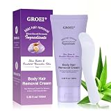 Unisex Hair Removal Cream, Depilatory Cream for Bikini, Underarms, Body