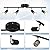 LURNOFY 4 Light Kitchen Track Lighting, Flexible Black Track Lighting Fixture Ceiling, Track Light Ceiling with GU10 Base for Kitchen, Corridor, Exhibition Hall (Bulbs Not Included)