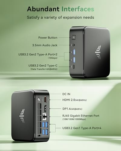 Mini PC multitâche NiPoGi E3B Ryzen 7 résout le manque d'espace de bureau - 6