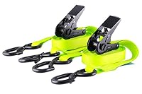 Sandax – Sandax 2er Set Spanngurte mit Ratsche (PU-beschichtet), Zwei