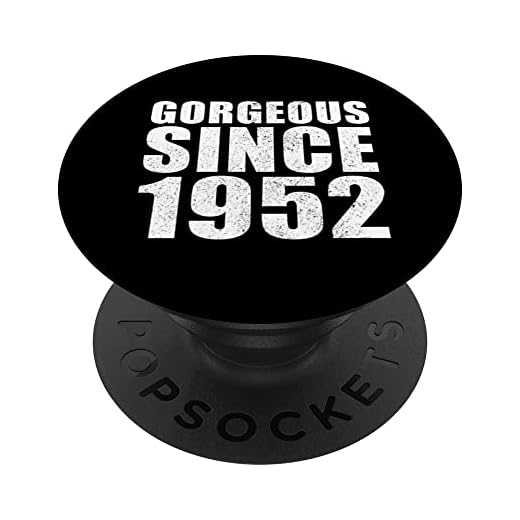 1952 Cumpleaños hombres mujeres hermosa desde 1952 retro PopSockets PopGrip Intercambiable