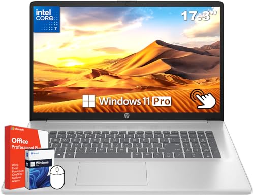 HP 17C`m[gp\RA17.3C`HD+^b`XN[fBXvCAMicrosoft OfficeUCZX&Windows 11 ProACore 7-150UvZbTA64GB DDR4 RAMA1TB SSDAIntelOtB