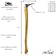 Xforst Set Sappie groß 73 cm + klein 38cm - Sapie Handsappie Handsapie inkkusive Gürtelhalterung X-P500L + X-P50BX