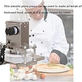 Elektryczna Prasa Do Ciasta Na Pizzę 8,6 Cala Komercyjna Elektryczna Wałkownica Do Ciasta Ciasto Na Pizzę Prasa Do Ciasta Na Pizzę Maszyna Do Prasowania Pizzy Ręczne Ciasta