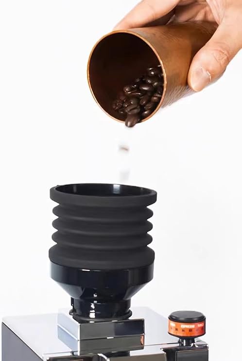 HOMEE Single Dose Hopper with Silicone Bellow and Aluminum Lid