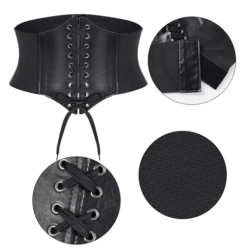 Women Renaissance Blouse Top Corset Waist Belt, Pirate Corset Shirt, Medieval Costume Off Shoulder Peasant Shirt2