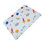Tapis de sol pour chaise haute - offre un environnement sûr et confortable pour jouer et explorer, tapis de jeu en coton