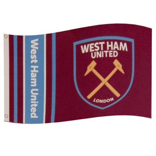 West Ham United Stripe Flag - Authentic EPL