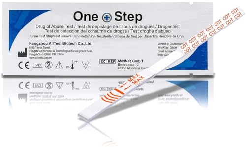 10 x Cotinine Drug Testing Kits Nicotine Urine Test Strips One Step (10 Tests)