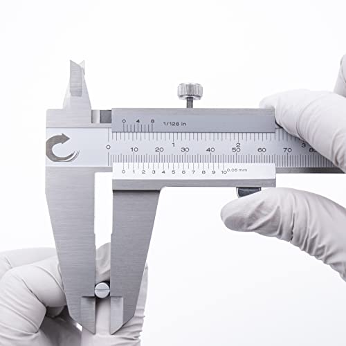 Image of Clockwise Tools Vernier Caliper, DVLR-1205 0-12 Inch /300 mm, Inch (Fraction) /Metric, Stainless Steel
