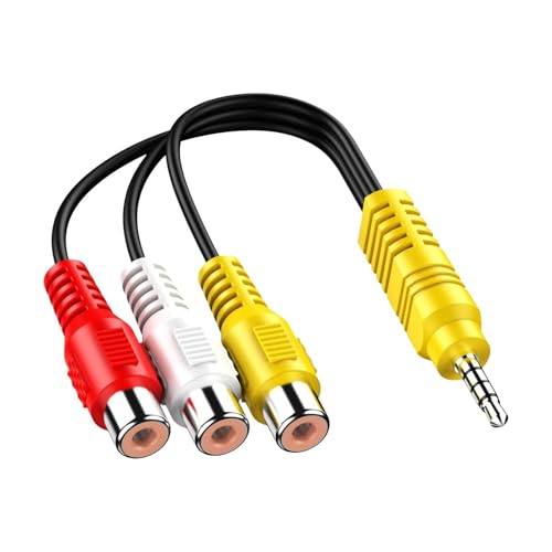 AV ̓A_v^[A3.5mm - AV P[u - 3.5mm IX - 3RCA X rfI AV A_v^[ P[u | erAI[fBIArfIp̃jo[TϊA_v^[Ayf̉