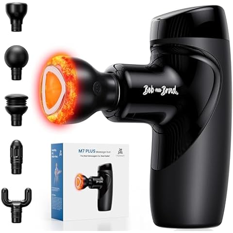 Bob and Brad M7 Plus Massage Gun with Heat Cover