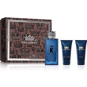 Dolce & Gabbana K 3 Piece Gift Set: Eau De Parfum 100ml – Aftershave Balm 50ml – Shower Gel 50ml, 6.6 fluid_ounces