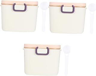 ibasenice 3 Peças Caixa De Leite Em Pó Fórmula Para Bebê Leite Em Pó Para Bebê Fórmula Infantil Recipiente Selado Caixa De Leite Em Pó Dispensador De Leite Em Pó Recipientes De Leite Em Pó