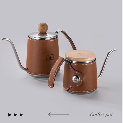Hervidor de café artesanal con funda de madera el regalo creativo ideal 3