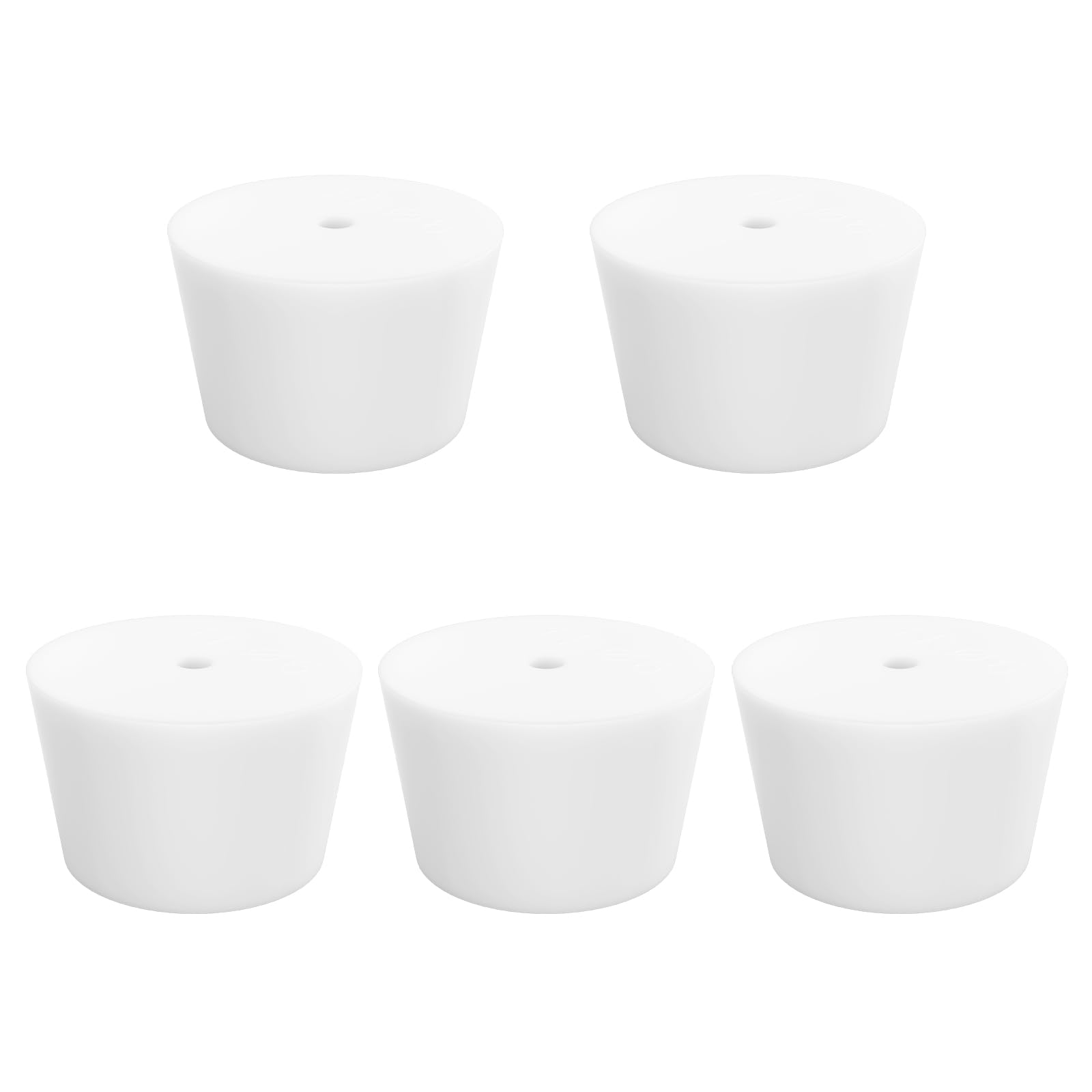 stonylab Silicone Stoppers, 5-Pack Standard 8# Natural Silicone Stoppers with 8 mm Aperture Single-Hole — Amazon image 7
