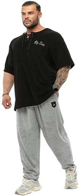 Men's Loose Fit Sweatpants with Pockets, Baggy Gym Pants Four Season Exercise Track Pants - Image 7