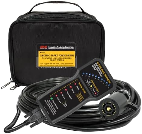 New IPA #9107B Electric Brake Force Meter (3rd Gen) w/Dynamic Load Simulation and Circuit Testing - for Use on New Model Vehicles
