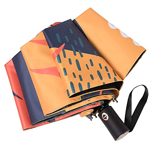 DSFHKUYB Mini-Reise-Regenschirm, Kleiner, wasserdichter Regenschirm mit Regen und Sonnenschirm für Frauen und Mann für den einfachen Tragen Cover