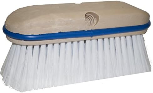 9" WHITE FLAGGED PLASTIC