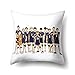Produktbild ALTcompluser Anime Haikyuu Kissenbezug, Microfaser Zierkissenbezug - Kissenhülle Sofa Auto Zimmer Deko Kissen ohne Füllung 45 x 45 cm(Motiv 1)