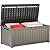 YITAHOME 120 Gallon Outdoor Storage Deck Box, Large Resin Patio Storage for Outdoor Pillows, Garden Tools and Pool Supplies, Waterproof, Lockable (Light Brown)