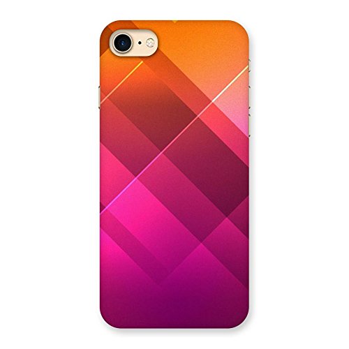 Neo World Pink Orange Triangles Illustration Back Case Cover for Apple