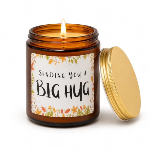 Image of Lavender Soy Wax Scented Candles for Birthday Gifts, Emotional Support