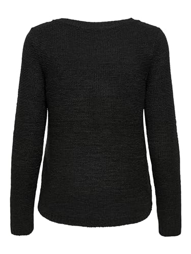 ONLY Damen Onlgeena Xo L/S KNT Noos Pullover,Schwarz (Black),36 (Herstellergröße: S)