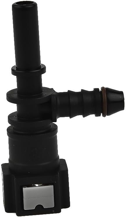 Auto Flow 7.89mm ID6 Female Line Quick Release Connector Nylon Bundy Tee Fitting for Car Fluid Systems -40C to 115C