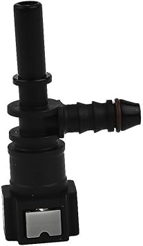 Auto Flow 7.89mm ID6 Female Line Quick Release Connector Nylon Bundy Tee Fitting for Car Fluid Systems -40C to 115C
