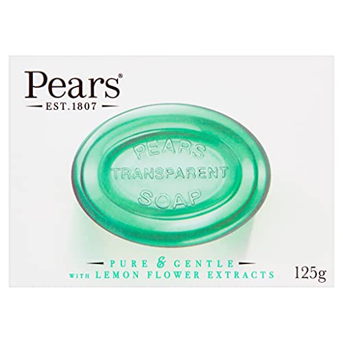 PEARS Seife, Lemon Flower, transparent, Pure & Gentle, 125g