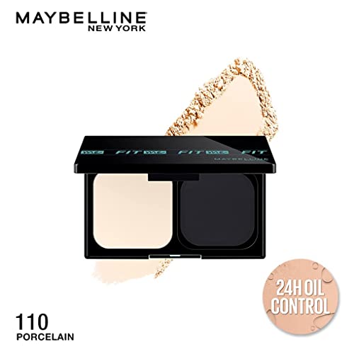 Image of Maybelline New York Ultimate Powder Foundation, Full Matte Coverage, SPF44, 24H Oil Control, Fit Me, Shade 110, 9g