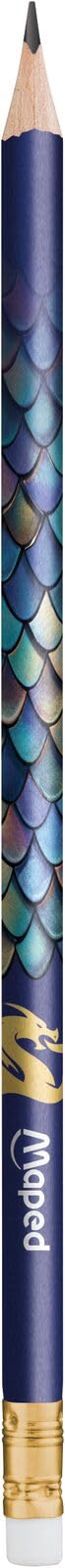 Maped - Graphites HB Dragon - crayons à Papier - Forme Triangulaire