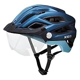 KED HELMETS Covis Lite Fahrradhelm, Nightblue Lightblue Matt, M 52-58 cm
