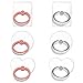 FineGood - Soporte para anillo de teléfono de 6 piezas, soporte para anillo de teléfono móvil, soporte para teléfono celular