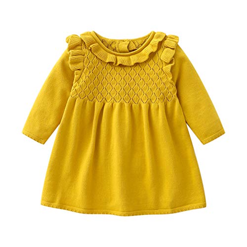 Vivobiniya Baby Girl Sweater Dresses Tutu Skirt Baby Girl Spring
