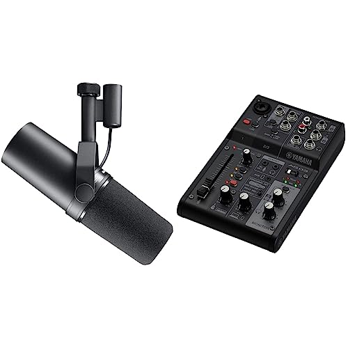 SHURE Pw_Ci~bN^}CNz SM7B yKiz + }n YAMAHA CuXg[~O~LT[ 3`l ubN AG03MK2 B