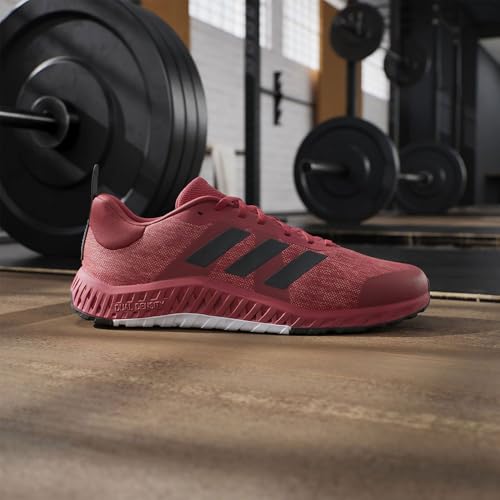 adidas Tênis baixo masculino que não é futebol, Team Power Red 2 Core Preto Nuvem Branco, 44 BR