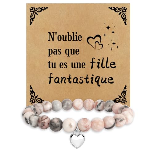 XiuSpark Idee Cadeau Ado Fille,Cadeau Adolescente Fille Jeune Bapteme Saint Valentin Anniversaire Noel Noël Cadeaux Anniversaire Femme Personnalisé Original...