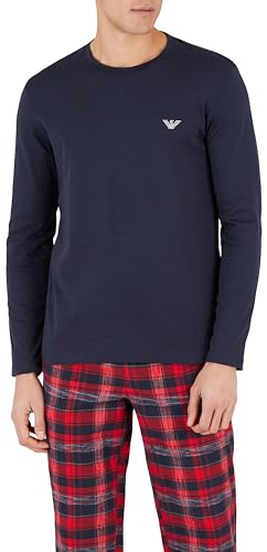 Emporio Armani Men's Tartan Flannel Long Pajamas2