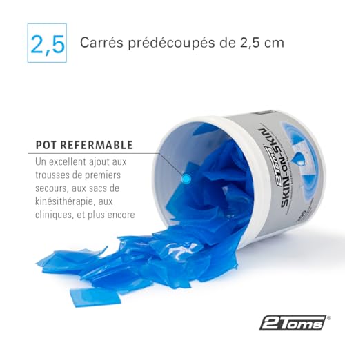 2Toms Skin-On-Skin 200 Carrés Hydrogel, Ampoule Pied Et Talon – vue 6